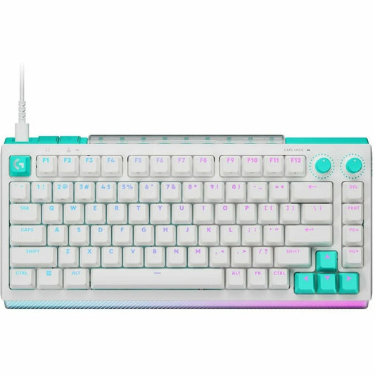 Main Image for Logitech G512 X 75 DUAL SWAP, Hot-Swappable TMR Analog / Mechanical Gaming Keyboard, 8K Polling Rate, Custom Actuation 0.1 - 4.0 mm, RAPID TRIGGER, LIGHTSYNC RGB, Wired, PC, Mac, White Tactile