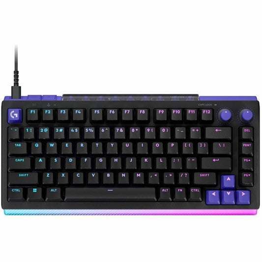 Main Image for Logitech G512 X 75 DUAL SWAP, Hot-Swappable TMR Analog / Mechanical Gaming Keyboard, 8K Polling Rate, Custom Actuation 0.1 - 4.0 mm, RAPID TRIGGER, LIGHTSYNC RGB, Wired, PC, Mac, Black Tactile