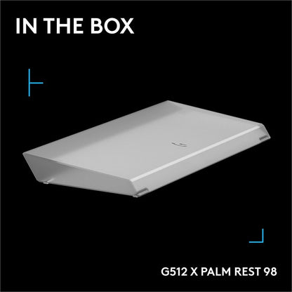 Alternate-Image9 Image for Logitech G G512 X PALM REST 98, LIGHTSYNC RGB Lightbar-Amplifying Acrylic Palm Rest, Laser Etched, Premium Support for G512 X 98 Gaming Keyboard