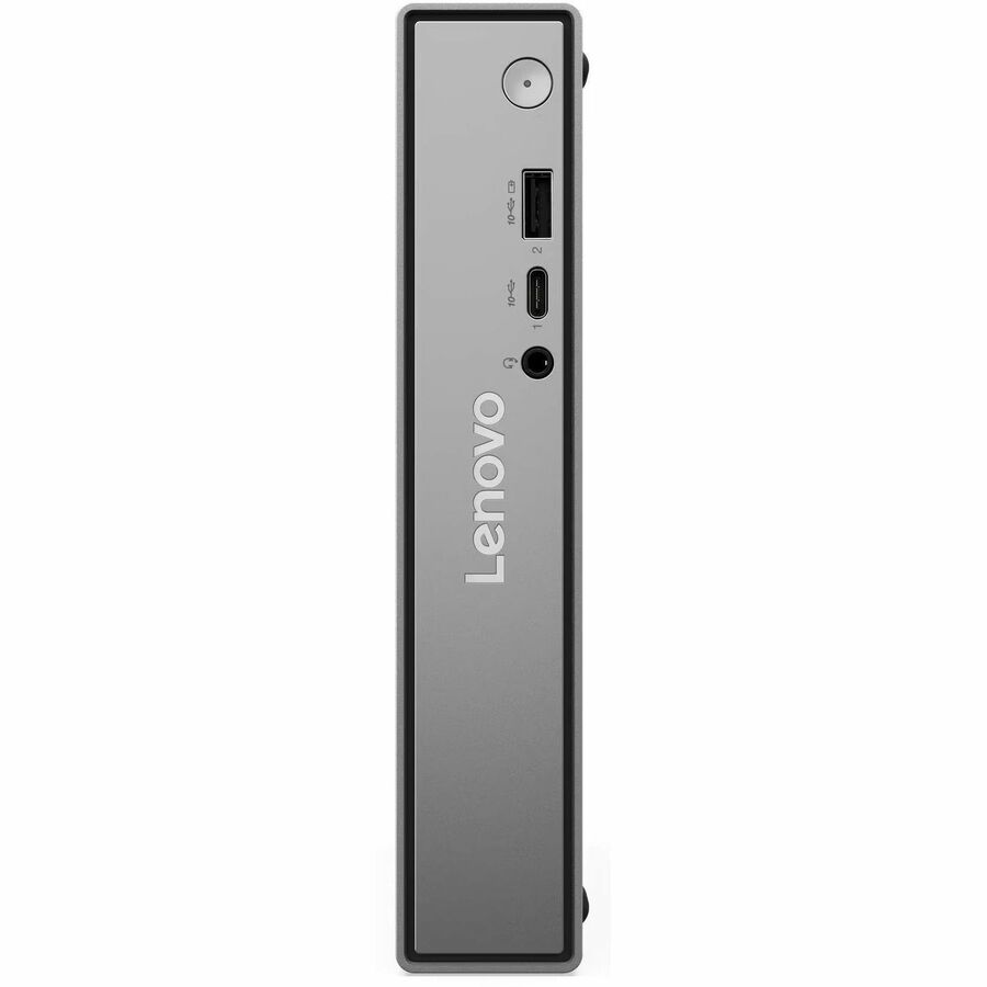 Front Image for Lenovo ThinkCentre neo 55q Gen 6 13GN004AUS Desktop Computer - AMD Ryzen 7 Ryzen 200 Series 250 - 16 GB - 512 GB PCI Express NVMe 4.0 x4 SSD - Tiny - Black