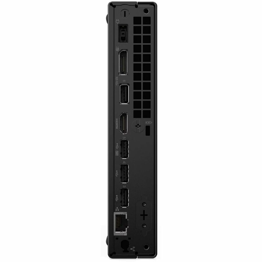 Rear Image for Lenovo ThinkCentre neo 55q Gen 6 13GN004AUS Desktop Computer - AMD Ryzen 7 Ryzen 200 Series 250 - 16 GB - 512 GB PCI Express NVMe 4.0 x4 SSD - Tiny - Black