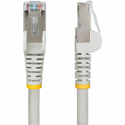 Alternate-Image1 Image for StarTech 3ft Gray CAT6a Ethernet Cable, Snagless RJ45, 10G, 100W PoE, S/FTP, LSZH, 27AWG Pure Copper, 500MHz, Shielded Network Patch Cord