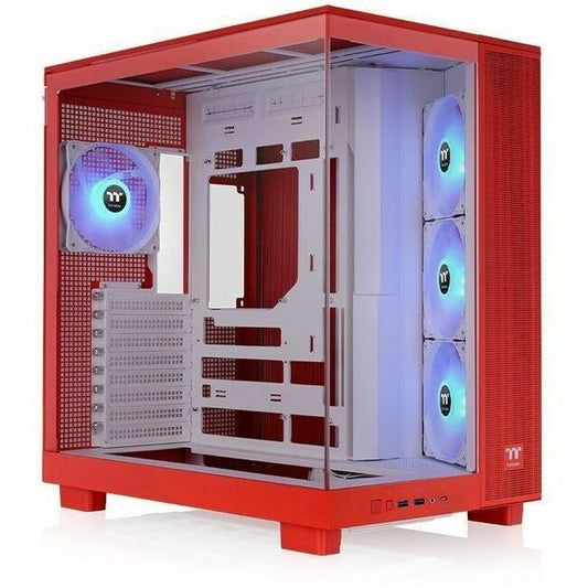 Main Image for Thermaltake View 380 XL TG ARGB Flaming Orange Mid Tower Chassis