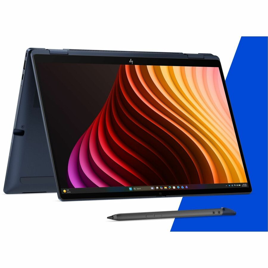 Alternate-Image4 Image for HP EliteBook X Flip G2i 14" Touchscreen Convertible Copilot+ PC 2 in 1 Notebook - 2.8K - 120 Hz - Intel Core Ultra 7 Series 3 366H - vPro Technology - 32 GB - 512 GB SSD - English Keyboard - Atmospheric Blue