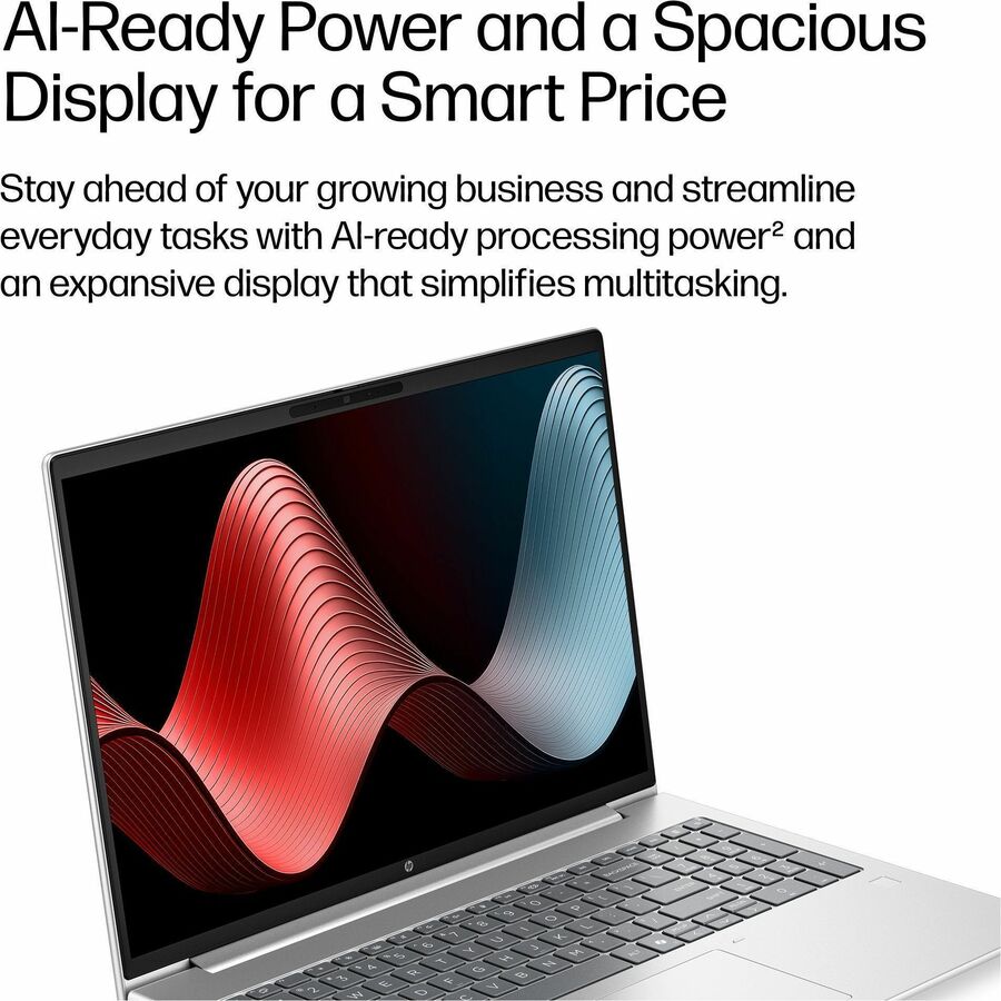 Alternate-Image2 Image for HP ProBook 4 G2a 16" Touchscreen Copilot+ PC Notebook - WUXGA - AMD Ryzen AI 5 Ryzen AI 400 430 - 16 GB - 512 GB SSD - English Keyboard - Pike Silver Aluminum