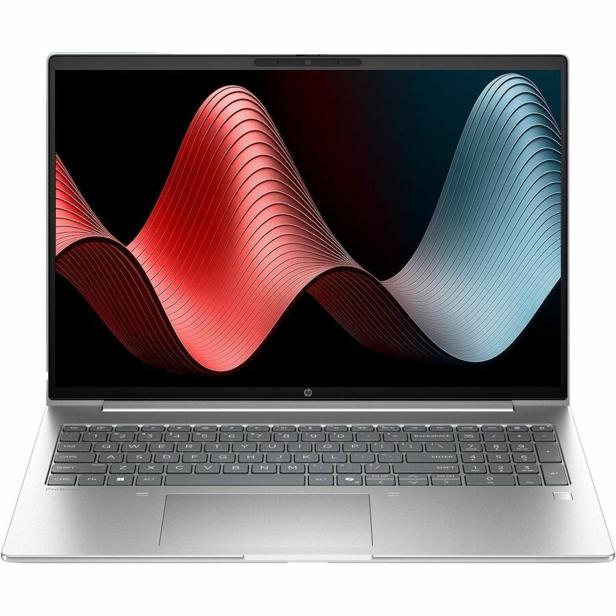 Front Image for HP ProBook 4 G2a 16" Touchscreen Copilot+ PC Notebook - WUXGA - AMD Ryzen AI 5 Ryzen AI 400 430 - 16 GB - 512 GB SSD - English Keyboard - Pike Silver Aluminum