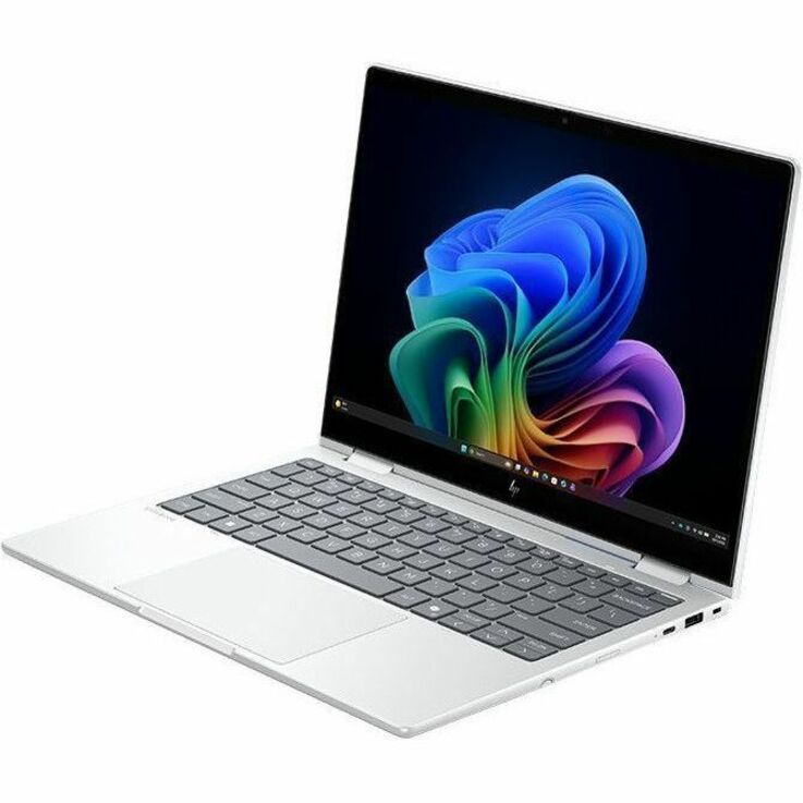 Left Image for HP EliteBook 8 Flip G2i 13.3" Convertible Copilot+ PC 2 in 1 Notebook - WUXGA - Intel Core Ultra 5 Series 3 325 - 32 GB - 512 GB SSD - English Keyboard - Glacier Silver