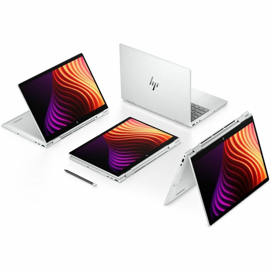 Alternate-Image1 Image for HP EliteBook 8 Flip G2i 13.3" Convertible Copilot+ PC 2 in 1 Notebook - WUXGA - Intel Core Ultra 5 Series 3 325 - 32 GB - 512 GB SSD - English Keyboard - Glacier Silver