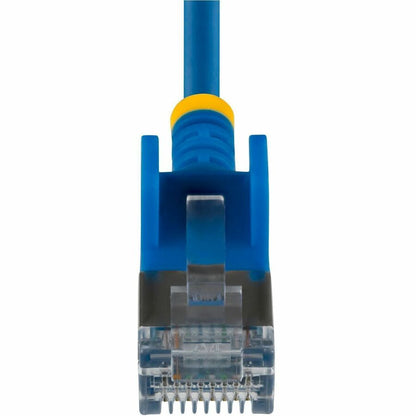 Alternate-Image3 Image for StarTech 1ft Blue Ultra Slim Cat6A Ethernet Cable, Snagless, FTP, Bare Copper Wire, 34AWG Slim RJ45 Patch Cord