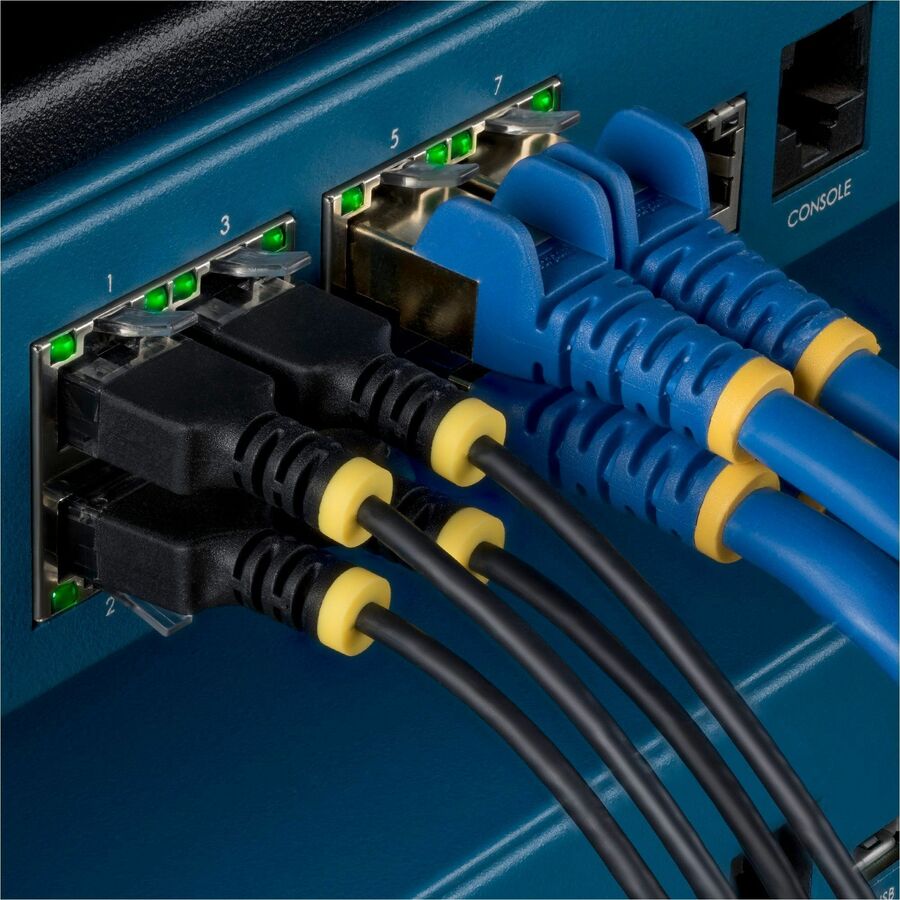 Alternate-Image6 Image for StarTech 7ft Black Ultra Slim CAT6a Ethernet Cable, Snagless, UTP, Bare Copper Wire, 34AWG Slim RJ45 Patch Cord