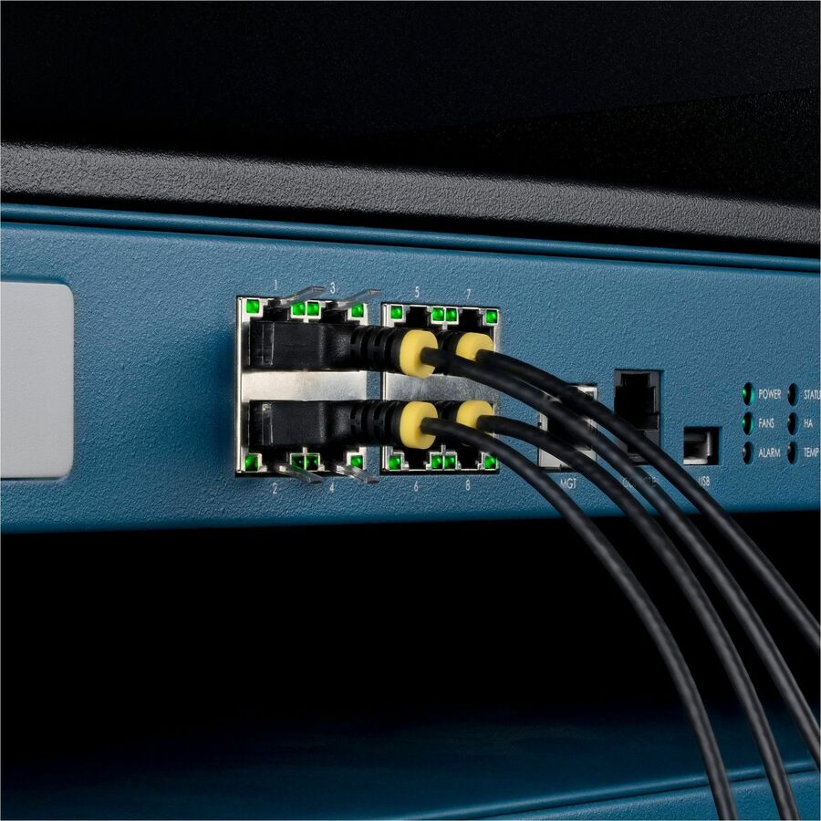 Alternate-Image4 Image for StarTech 6in Black Ultra Slim CAT6a Ethernet Cable, Snagless, UTP, Bare Copper Wire, 34AWG Slim RJ45 Patch Cord