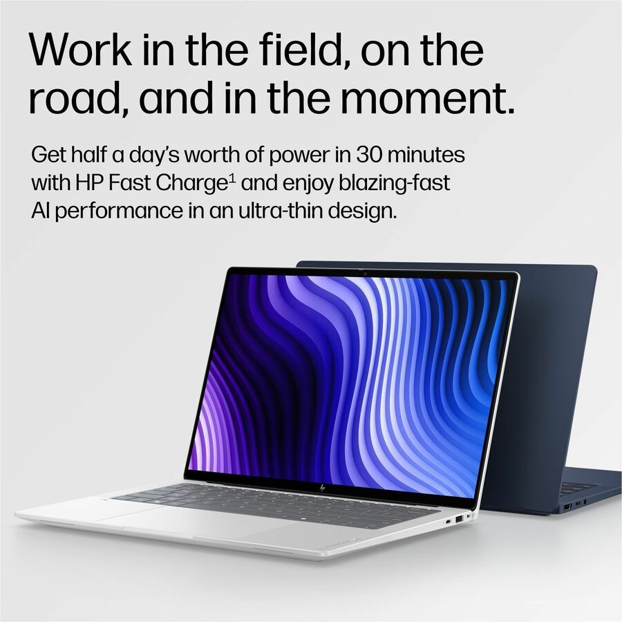 Alternate-Image10 Image for HP EliteBook X G2q 14" Copilot+ PC Notebook - 5G - WUXGA - Qualcomm Snapdragon X2 Elite X2E-84-100 - 32 GB - 1 TB SSD - English Keyboard - Atmospheric Blue