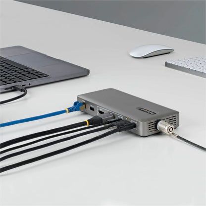 Alternate-Image2 Image for StarTech USB4 Docking Station, Driverless Dual 4K for macOS and Windows, Universal USB-C Dock with 100W Laptop Charging and 2.5GbE