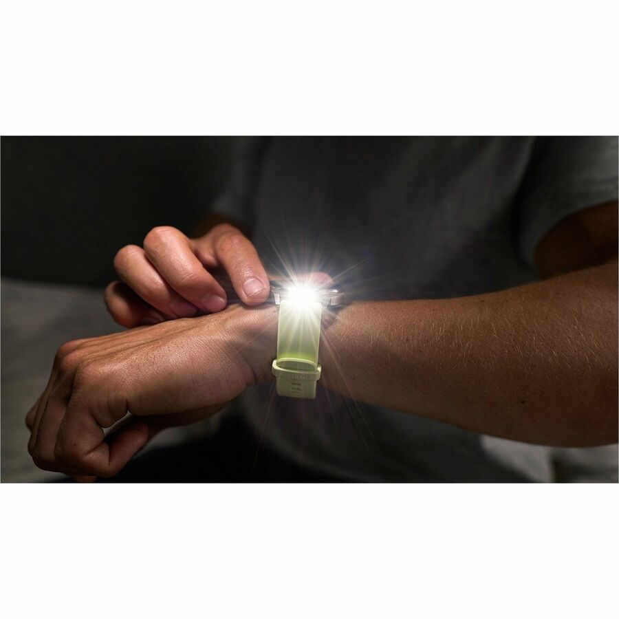 Alternate-Image2 Image for Garmin Venu 4 - 45 mm Silver with Citron Silicone band
