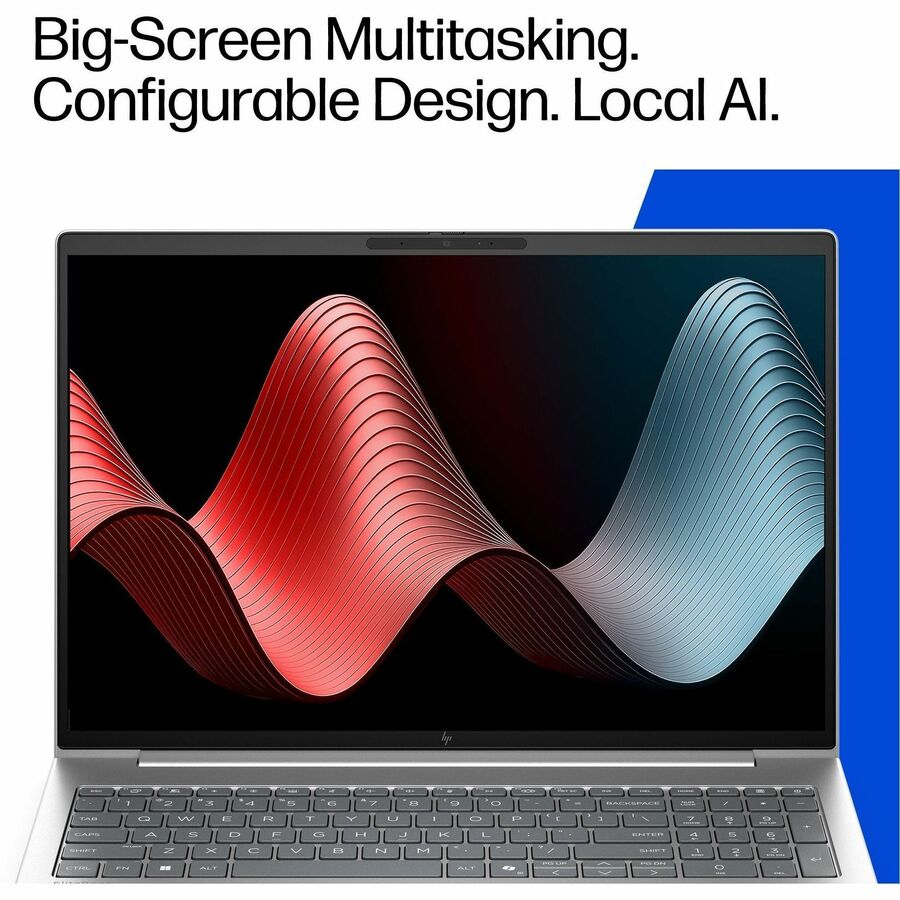Alternate-Image3 Image for HP EliteBook 6 G2a 16" Copilot+ PC Notebook - WUXGA - AMD Ryzen AI 5 PRO Ryzen AI PRO 400 435 - 16 GB - 256 GB SSD - English Keyboard - Pike Silver Aluminum