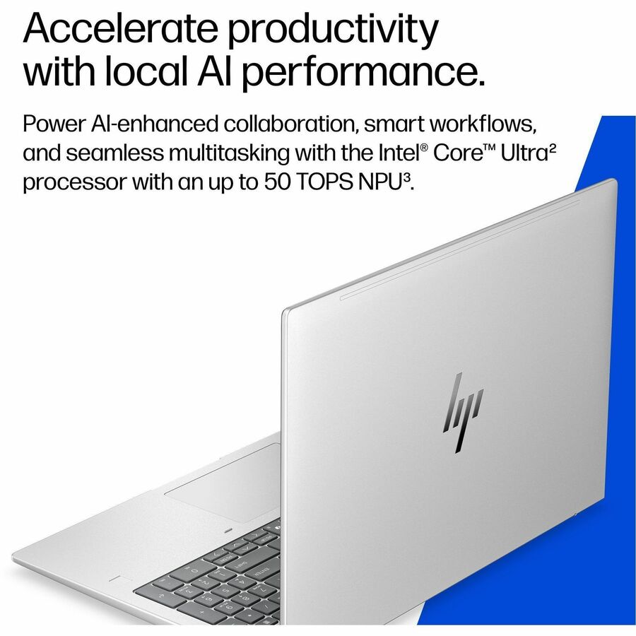 Alternate-Image7 Image for HP EliteBook 6 G2i 16" Copilot+ PC Notebook - WUXGA - Intel Core Ultra 5 Series 3 335 - 16 GB - 512 GB SSD - English Keyboard - Pike Silver Aluminum
