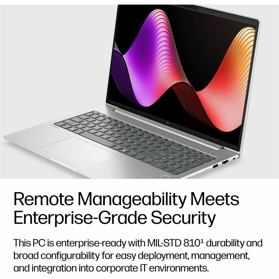 Alternate-Image10 Image for HP EliteBook 6 G2i 16" Copilot+ PC Notebook - WUXGA - Intel Core Ultra 5 Series 3 335 - 16 GB - 512 GB SSD - English Keyboard - Pike Silver Aluminum
