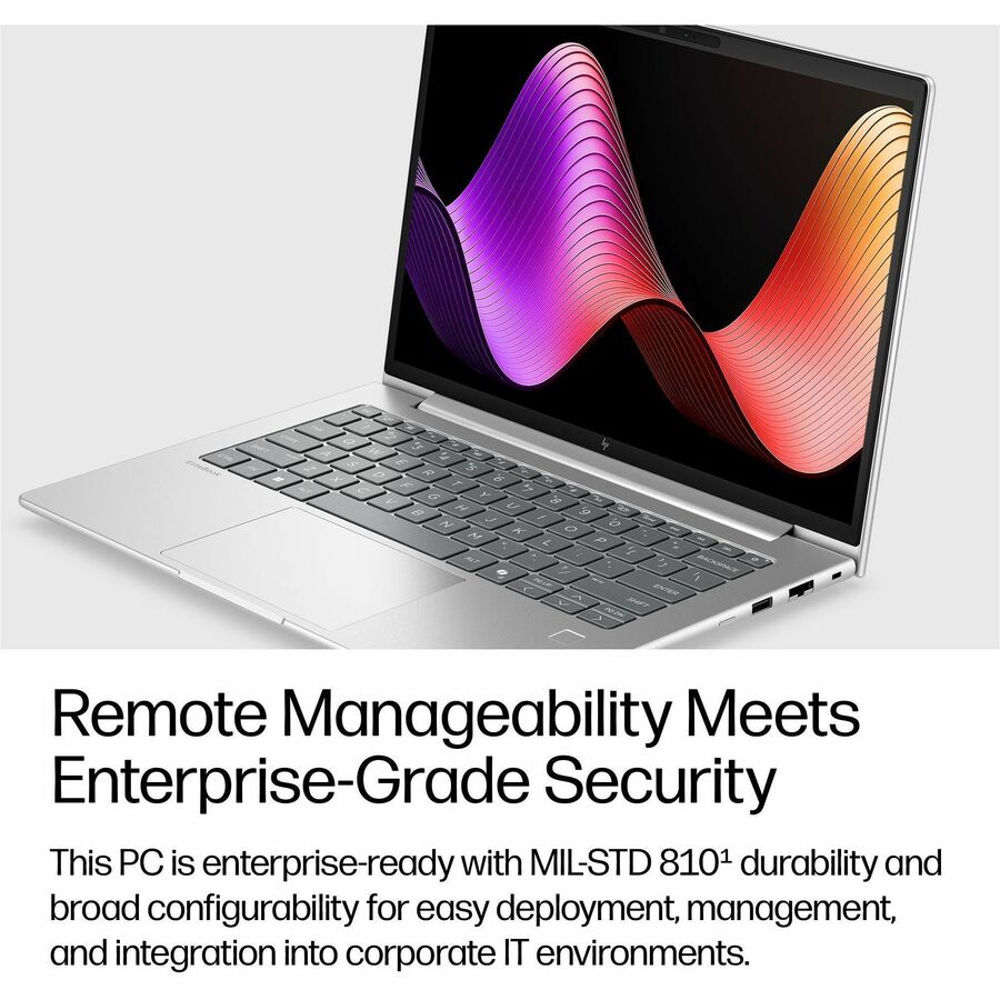 Alternate-Image7 Image for HP EliteBook 6 G2i 14" Copilot+ PC Notebook - WUXGA - Intel Core Ultra 5 Series 3 335 - 16 GB - 512 GB SSD - English Keyboard - Pike Silver Aluminum