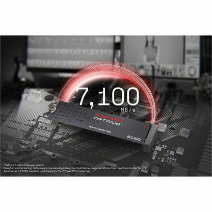 Alternate-Image5 Image for SanDisk Optimus 5100 SDSP51400TAN-000E0 4 TB Solid State Drive - M.2 2280 Internal - PCI Express NVMe (PCI Express NVMe 4.0 x4)