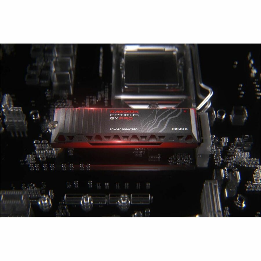 Alternate-Image3 Image for SanDisk Optimus GX PRO 850X SDSP81200TAH-000E0 2 TB Solid State Drive - M.2 2280 Internal - PCI Express NVMe (PCI Express NVMe 4.0 x4)