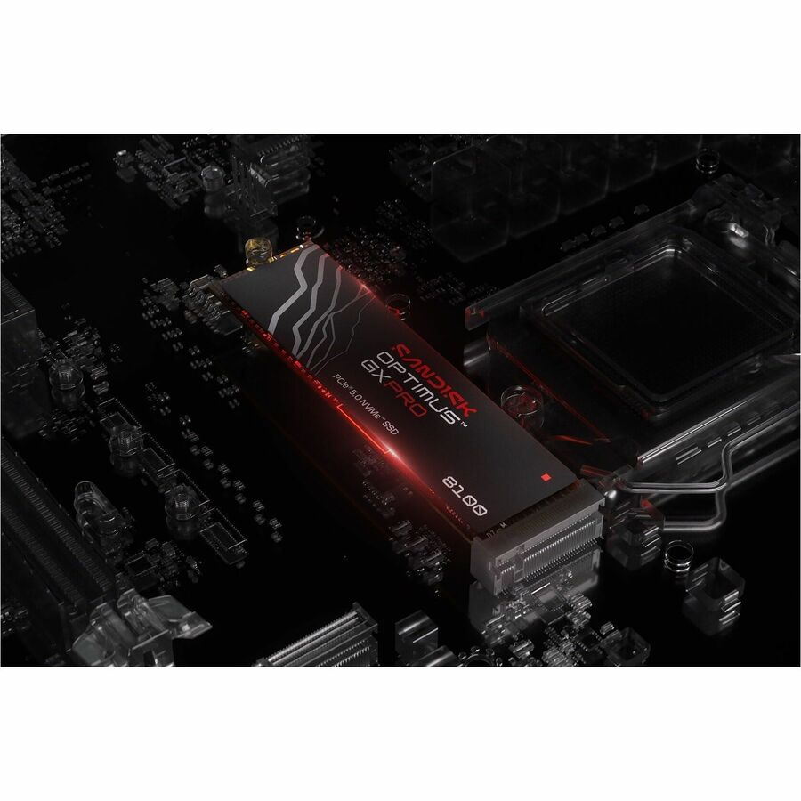 Alternate-Image3 Image for SanDisk Optimus GX PRO 8100 SDSP82100TAN-000E0 1 TB Solid State Drive - M.2 2280 Internal - PCI Express NVMe (PCI Express NVMe 5.0 x4)