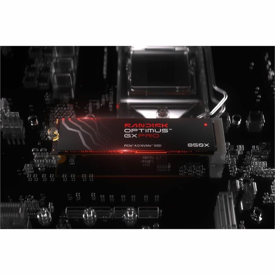 Alternate-Image3 Image for SanDisk Optimus GX PRO 850X SDSP81100TAN-000E0 1 TB Solid State Drive - M.2 2280 Internal - PCI Express NVMe (PCI Express NVMe 4.0 x4)