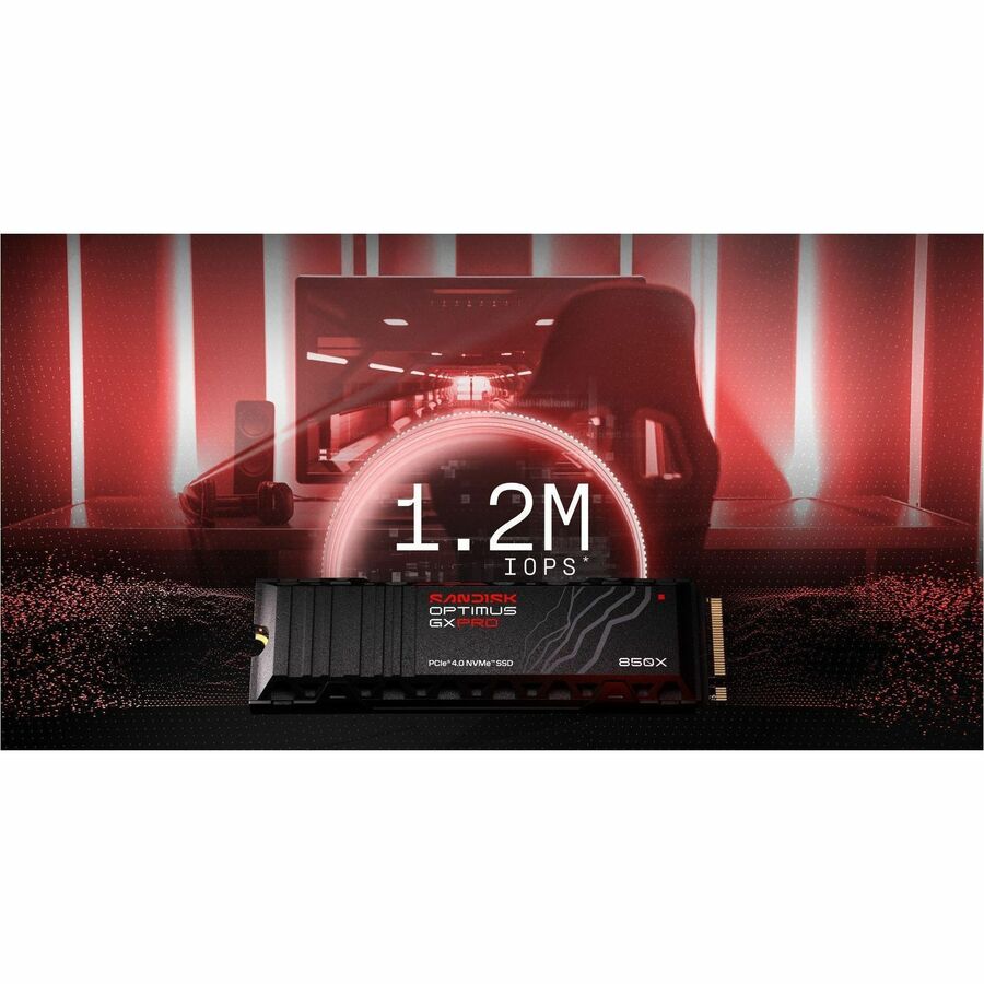 Alternate-Image5 Image for SanDisk Optimus GX PRO 850X SDSP81800TAH-000E0 8 TB Solid State Drive - M.2 2280 Internal - PCI Express NVMe (PCI Express NVMe 4.0 x4)