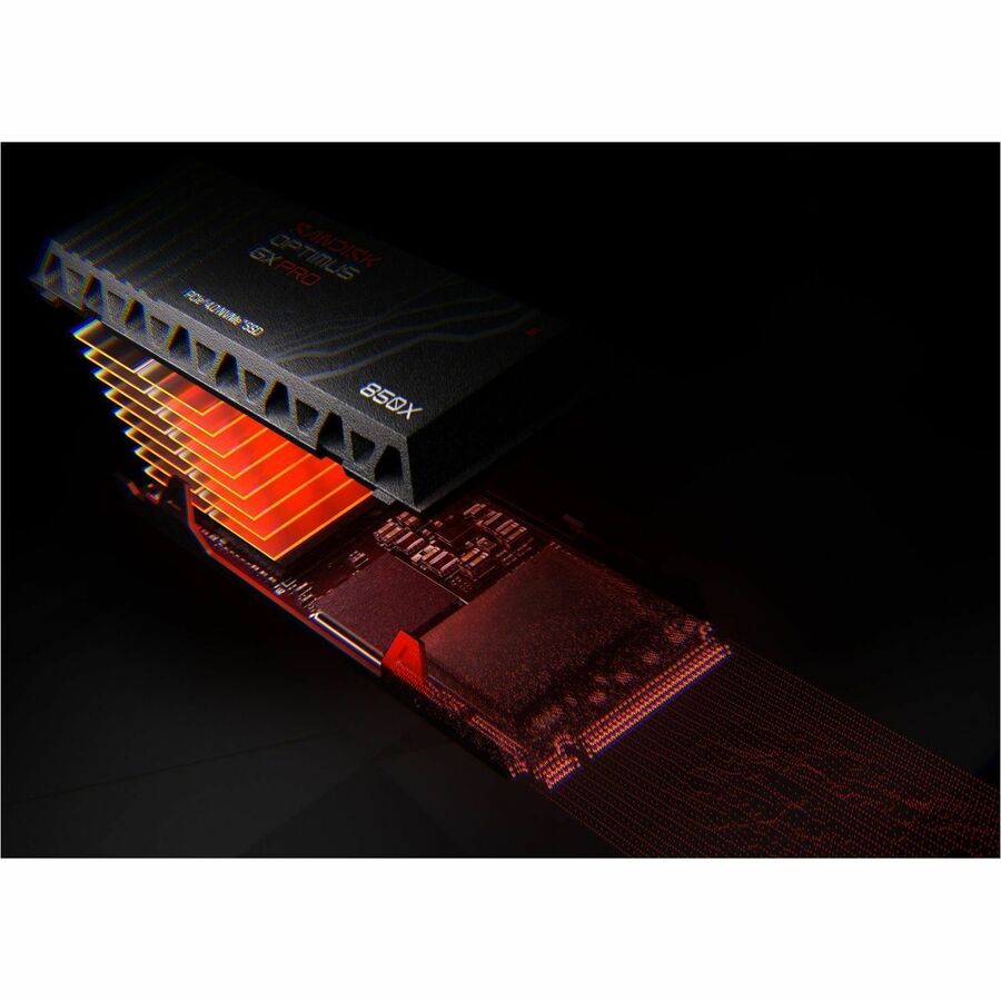 Alternate-Image8 Image for SanDisk Optimus GX PRO 850X SDSP81800TAH-000E0 8 TB Solid State Drive - M.2 2280 Internal - PCI Express NVMe (PCI Express NVMe 4.0 x4)