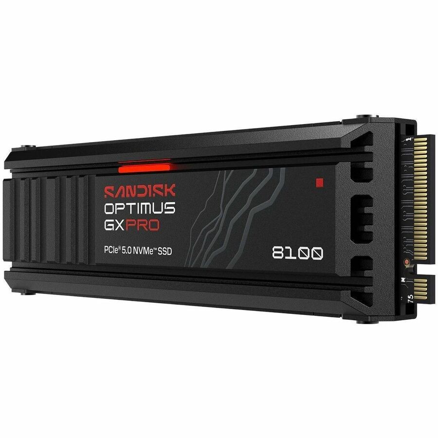 Alternate-Image1 Image for SanDisk Optimus GX PRO 8100 SDSP82200TAH-000E0 2 TB Solid State Drive - M.2 2280 Internal - PCI Express NVMe (PCI Express NVMe 5.0 x4)