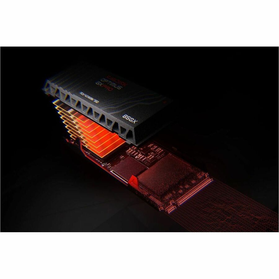Alternate-Image3 Image for SanDisk Optimus GX PRO 850X SDSP81100TAH-000E0 1 TB Solid State Drive - M.2 2280 Internal - PCI Express NVMe (PCI Express NVMe 4.0 x4)