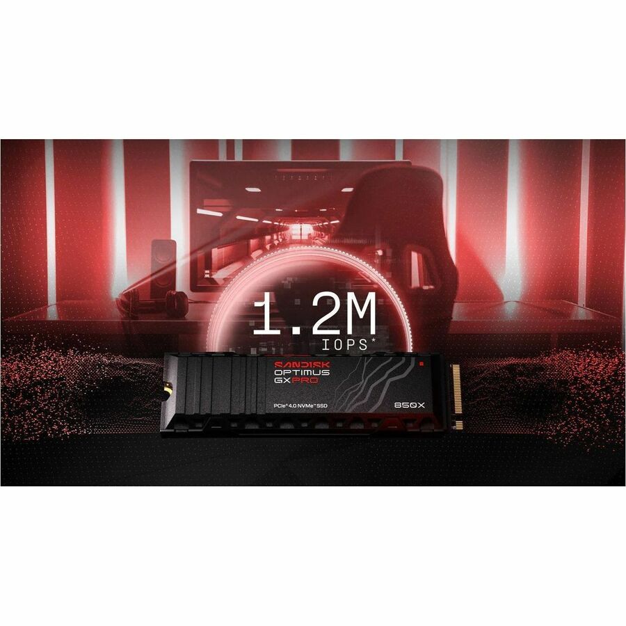 Alternate-Image6 Image for SanDisk Optimus GX PRO 850X SDSP81100TAH-000E0 1 TB Solid State Drive - M.2 2280 Internal - PCI Express NVMe (PCI Express NVMe 4.0 x4)