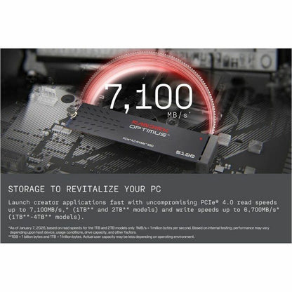 Alternate-Image4 Image for SanDisk Optimus 5100 SDSP51100TAN-000E0 1 TB Solid State Drive - M.2 2280 Internal - PCI Express NVMe (PCI Express NVMe 4.0 x4)