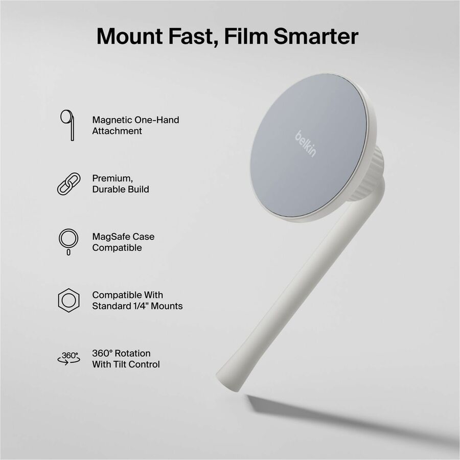 Alternate-Image4 Image for Belkin Creator Kit: Tripod, Magnetic Phone Mount & Wireless Mics