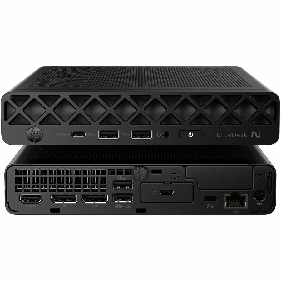 Alternate-Image1 Image for HP EliteDesk 8 G2i Desktop Computer - Intel Core Ultra 5 Series 3 325 - 16 GB - 256 GB PCI Express NVMe SSD - Mini PC - Jack Black