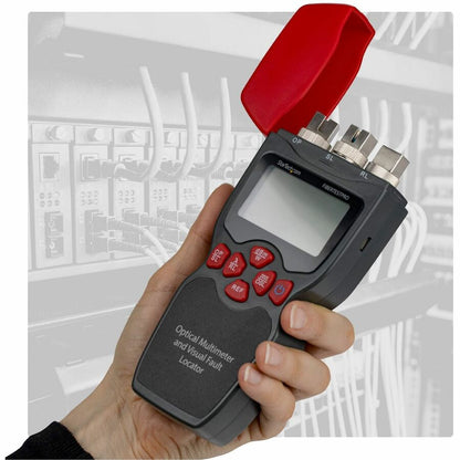 Alternate-Image4 Image for StarTech Fiber Optic Cable Tester, Multi-function Optical Fiber Tester, Light Power Meter, Visual Fault Locator for FC/SC/ST Fiber