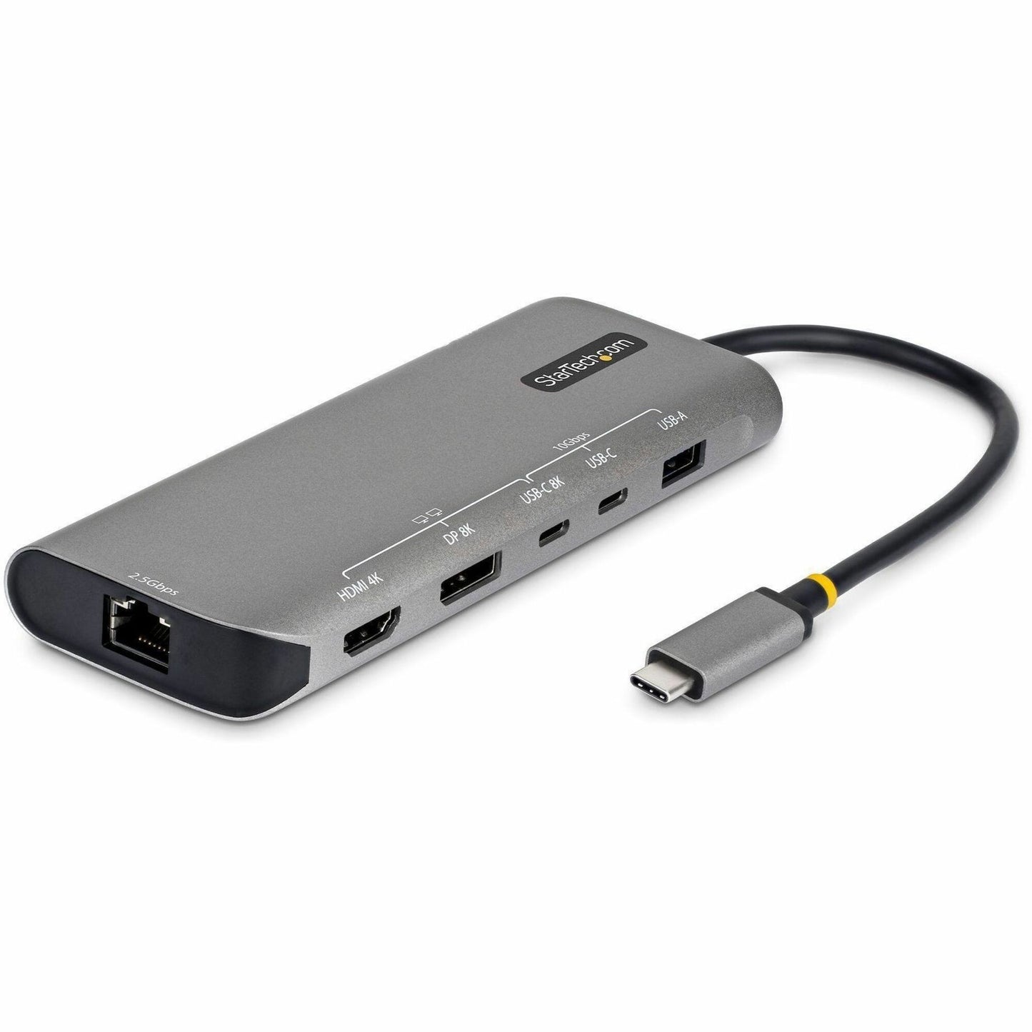 Main Image for StarTech USB4 Multiport Adapter, Driverless Dual-4K for macOS and Windows, 140W Power Delivery Charging, 10Gbps Hub, 2.5GbE