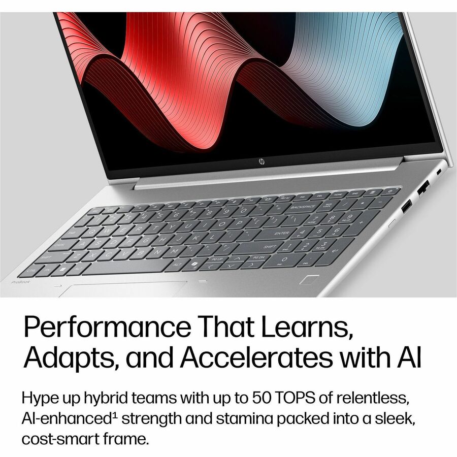 Alternate-Image10 Image for HP ProBook 4 G2a 16" Copilot+ PC Notebook - WUXGA - AMD Ryzen AI 5 Ryzen AI 400 430 - 16 GB - 256 GB SSD - English Keyboard - Pike Silver Aluminum