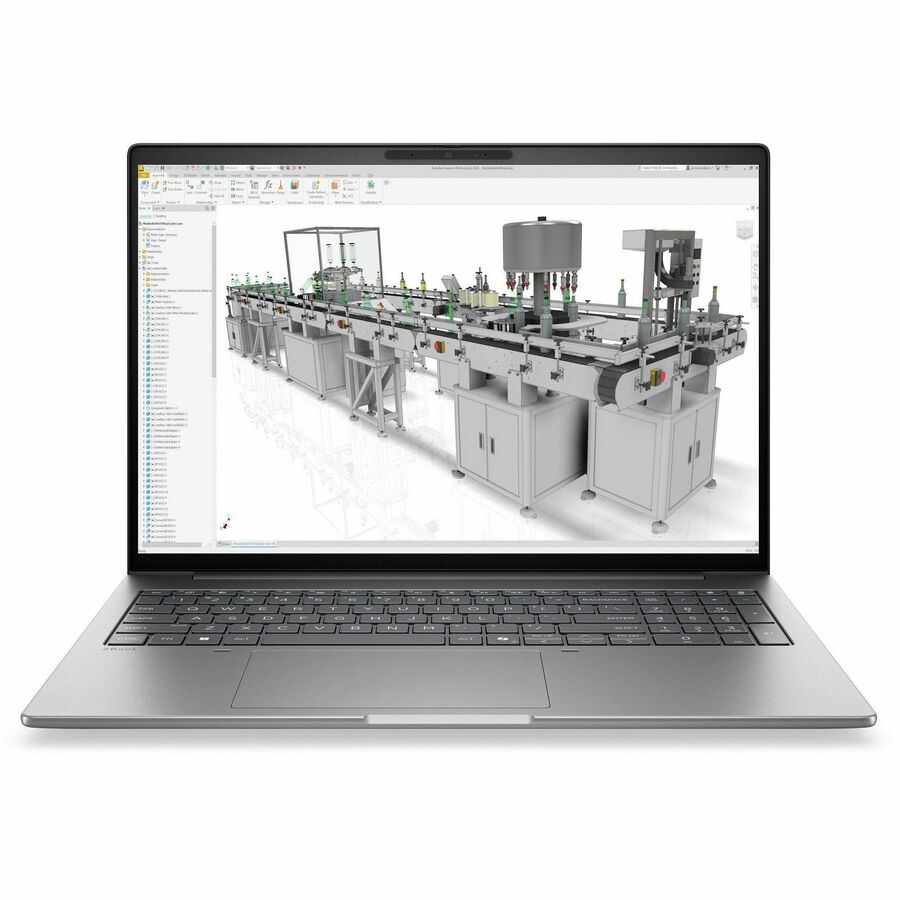 Alternate-Image1 Image for HP ZBook 8 G2i 16" Copilot+ PC Mobile Workstation - WUXGA - 60 Hz - Intel Core Ultra 7 Series 3 356H - 32 GB - 1 TB SSD - English Keyboard - Meteor Silver Aluminum