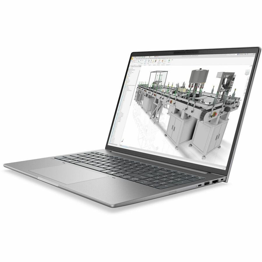 Alternate-Image5 Image for HP ZBook 8 G2i 14" Copilot+ PC Mobile Workstation - WUXGA - Intel Core Ultra 7 Series 3 356H - 16 GB - 512 GB SSD - English Keyboard - Meteor Silver Aluminum
