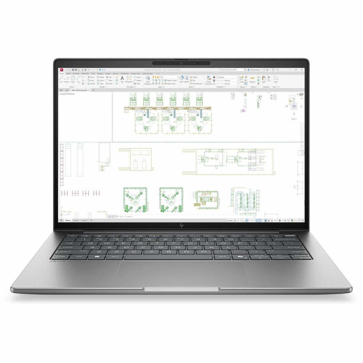 Main Image for HP ZBook 8 G2i 14" Touchscreen Copilot+ PC Mobile Workstation - WUXGA - Intel Core Ultra 7 Series 3 356H - 16 GB - 512 GB SSD - English Keyboard - Meteor Silver Aluminum