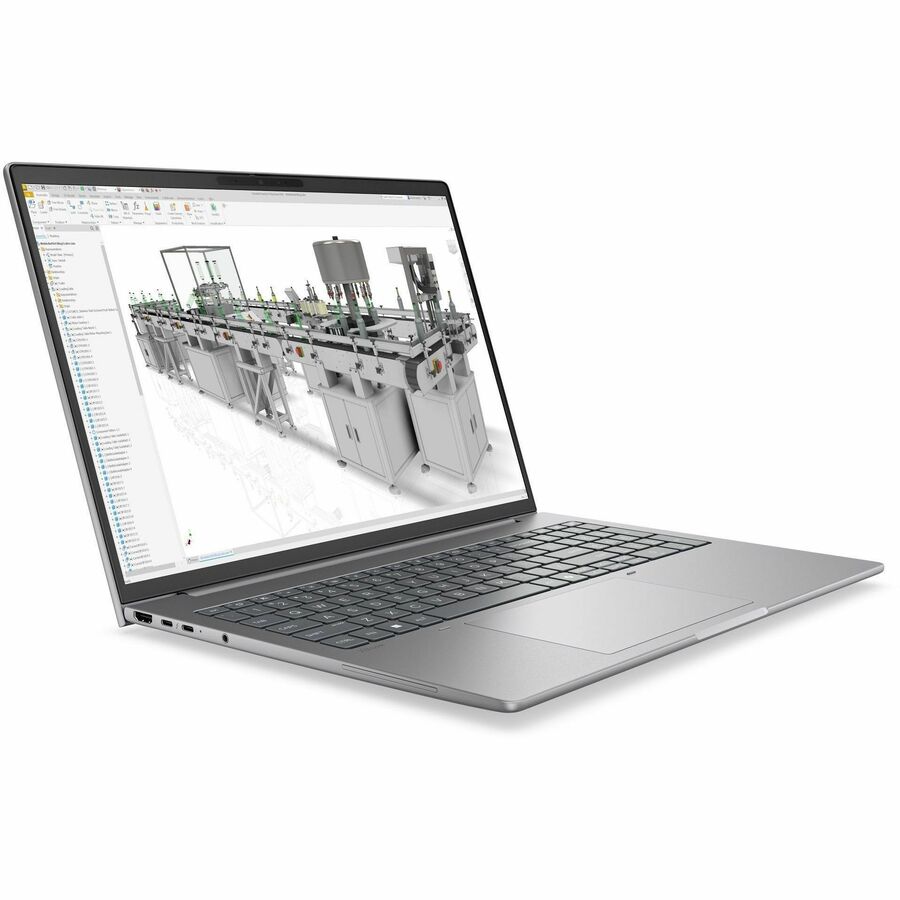 Alternate-Image9 Image for HP ZBook 8 G2i 16" Copilot+ PC Mobile Workstation - WUXGA - 60 Hz - Intel Core Ultra 7 Series 3 356H - 16 GB - 512 GB SSD - English Keyboard - Meteor Silver Aluminum