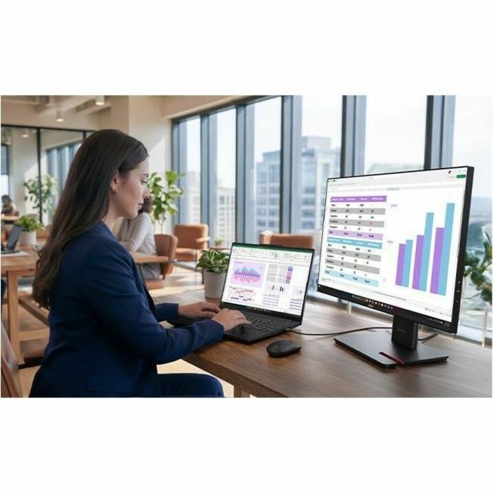 Life-Style Image for Lenovo ThinkPad T16 Gen 5 21WT000GUS 16" Touchscreen Copilot+ PC Notebook - WUXGA - 60 Hz - Intel Core Ultra 7 Series 3 365 - vPro Technology - 32 GB - 512 GB SSD - English Keyboard - Black