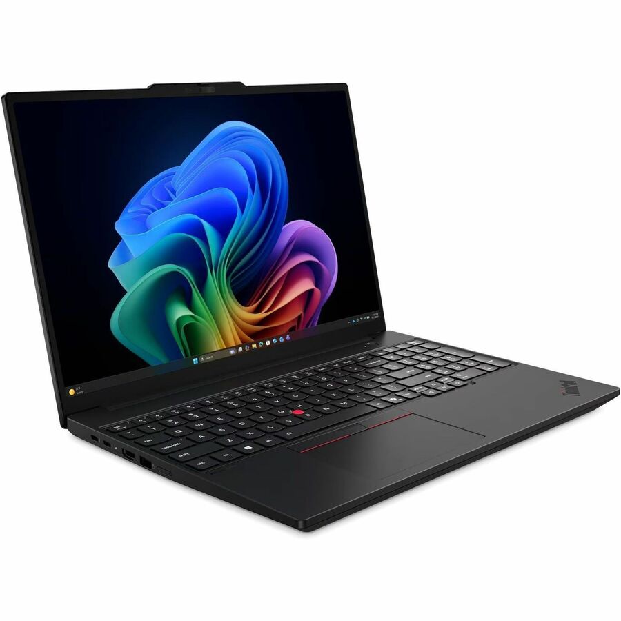 Alternate-Image1 Image for Lenovo ThinkPad T16 Gen 5 21WX002PUS 16" Copilot+ PC Notebook - WUXGA - 60 Hz - AMD Ryzen AI 5 PRO Ryzen AI PRO 400 Series 440 - 16 GB - 256 GB SSD - English Keyboard - Black