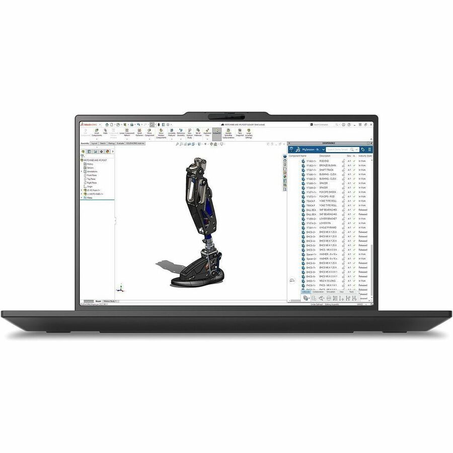 Alternate-Image3 Image for Lenovo ThinkPad P16s Gen 5 21XE003DUS 16" Copilot+ PC Mobile Workstation - WUXGA - 60 Hz - Intel Core Ultra 7 Series 3 356H - 32 GB - 1 TB SSD - English Keyboard - Black