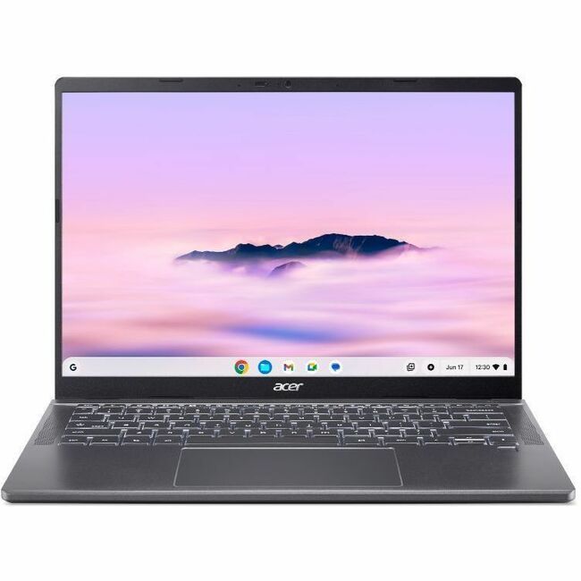 Main Image for Acer Chromebook Plus 714 CBE794-1 CBE794-1-52C9 14" Clamshell Chromebook - WUXGA - 120 Hz - Intel Core Ultra 5 125U - 16 GB - 256 GB PCI Express NVMe 4.0 SSD - English (US) Keyboard - Iron
