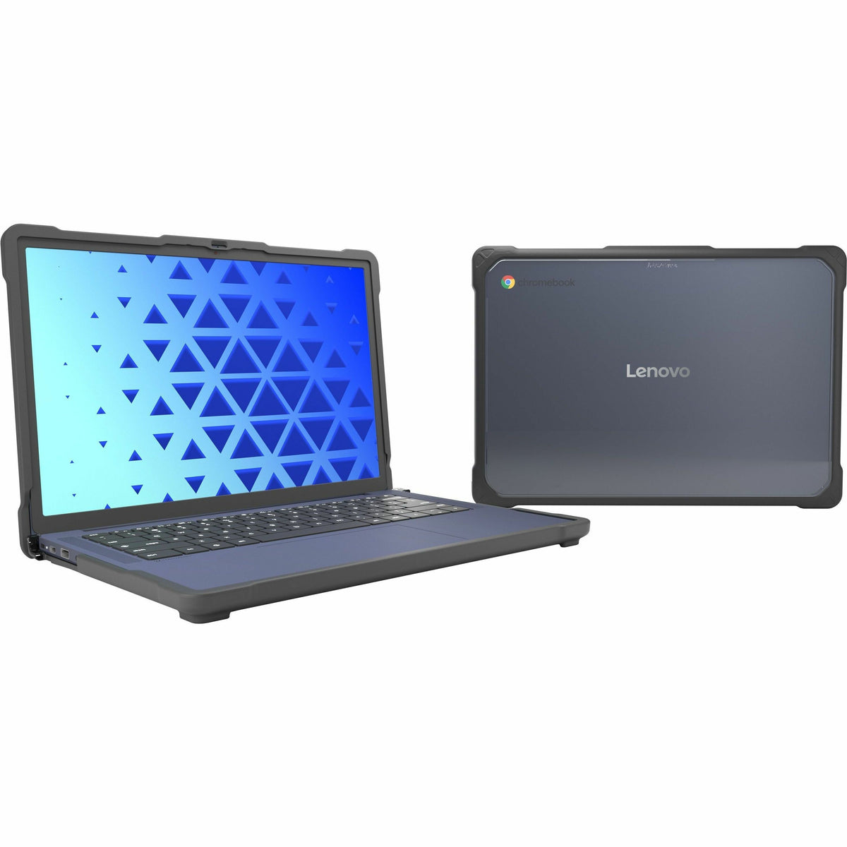 Main Image for MAXCases Extreme Shell-F4 Slide Chromebook Case for Lenovo 14M Chromebook 14" (Part# 14M8911) (Gray/Clear)