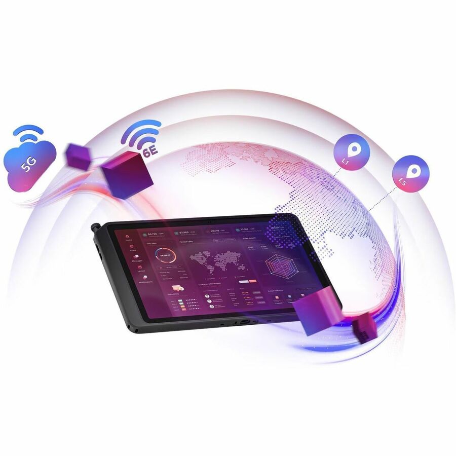 Alternate-Image2 Image for Lenovo ThinkTab X11 Gen 1 TB353ZA Rugged Tablet - 10.9" 2.5K - Qualcomm SM7635 Snapdragon 7s Gen 3 (4 nm) Octa-core - 8 GB - 256 GB Storage - Android 16 - 5G - Eclipse Black