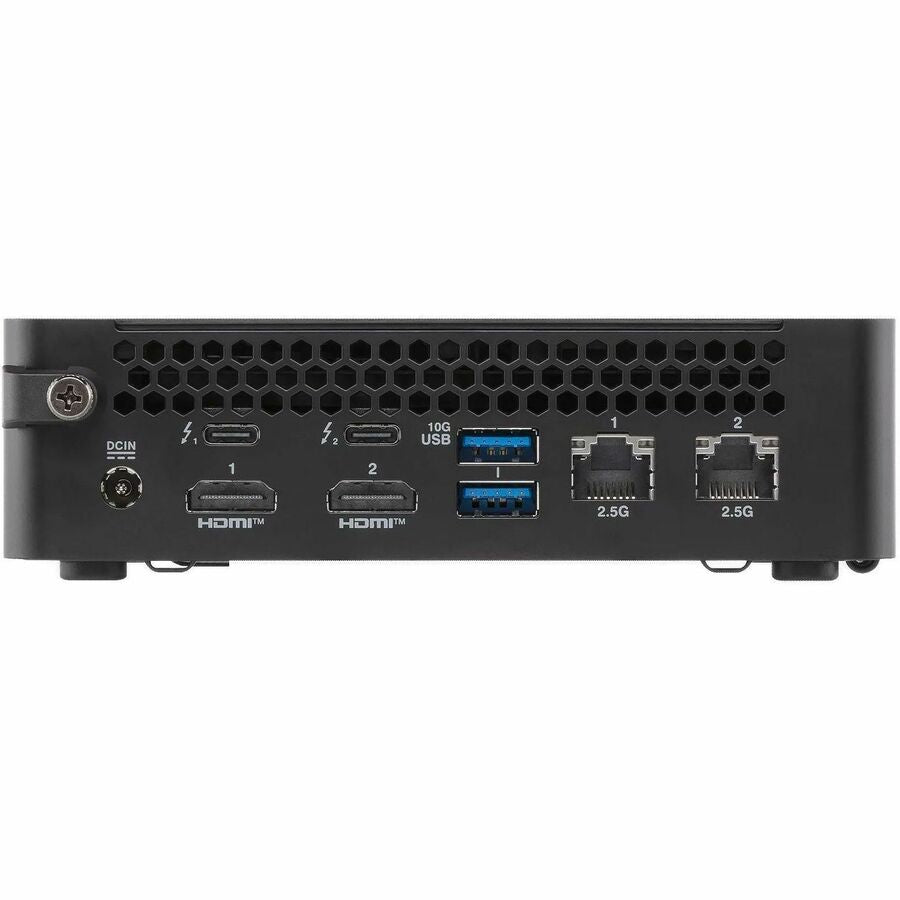 Rear Image for Asus NUC 16 Pro RNUC16GDKX76C4NU Desktop Computer - Intel Core Ultra X7 Series 3 358H - 32 GB - 1 TB PCI Express NVMe 4.0 SSD - Mini PC - Black