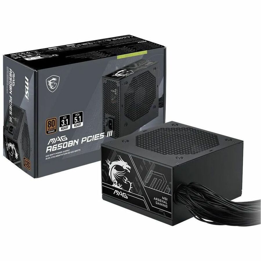 Alternate-Image2 Image for MSI MAG 650W Power Supply