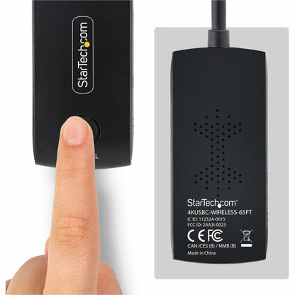 Alternate-Image2 Image for StarTech Wireless USB-C to HDMI Extender for Meeting Rooms, 4K 60Hz, 65ft Range, USB Powered, Plug-and-Play Tx and Rx Kit
